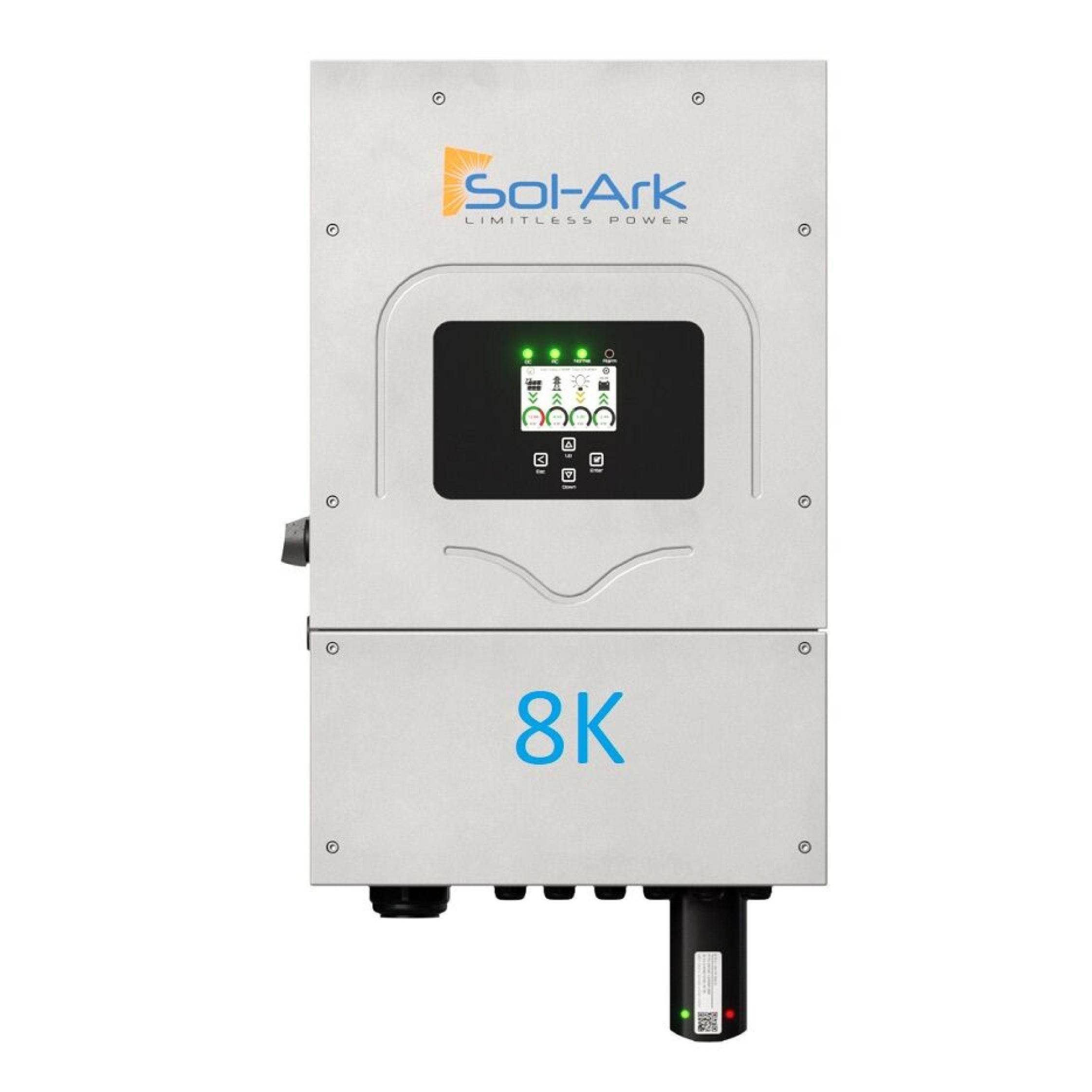 Sol-Ark SA-8K Pre-wired Hybrid Inverter System - Solarzing