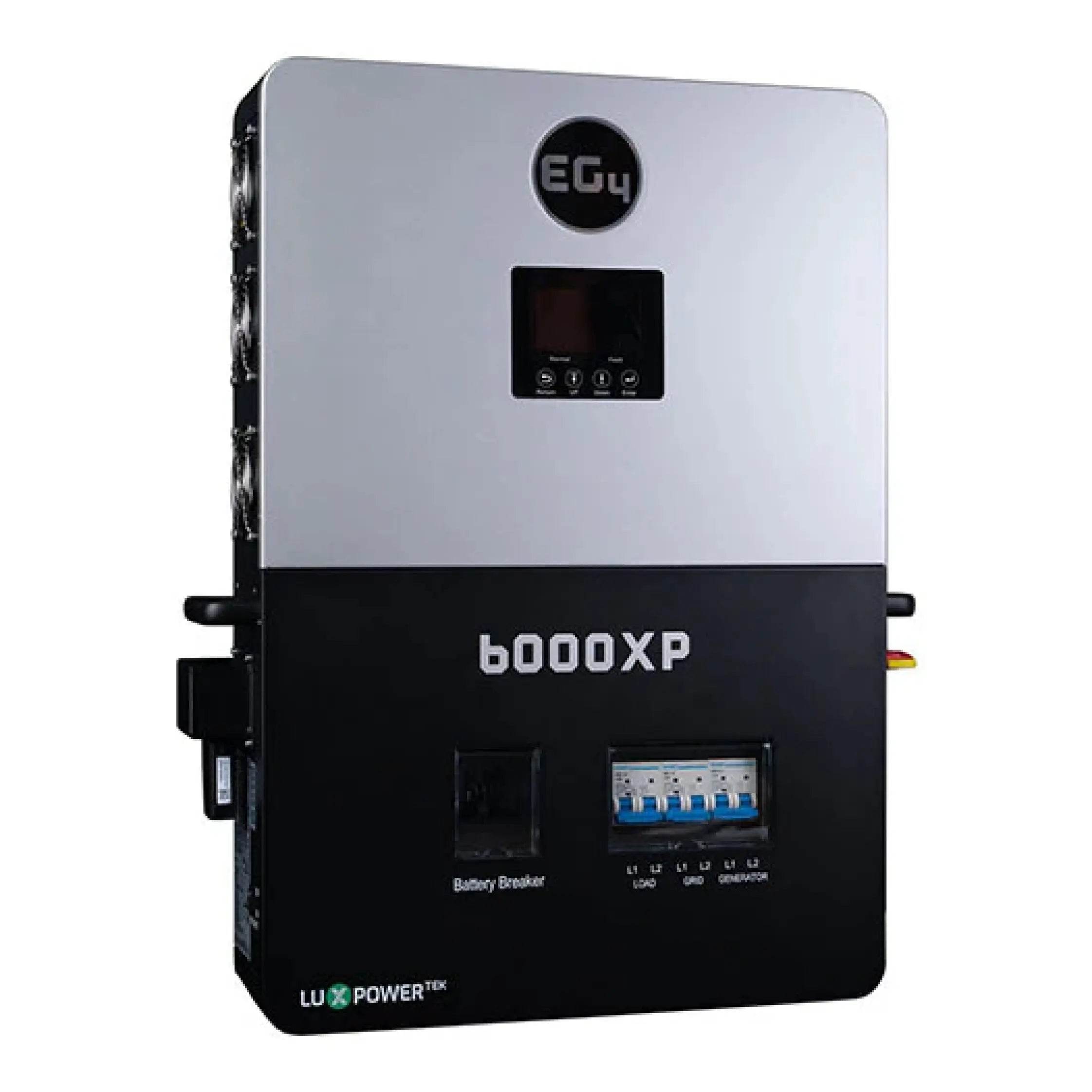 EG4 6000XP Off-Grid Inverter | 8000W PV Input | 6000W Output | 480V VOC Input | 48V 120/240V Split Phase - Solarzing