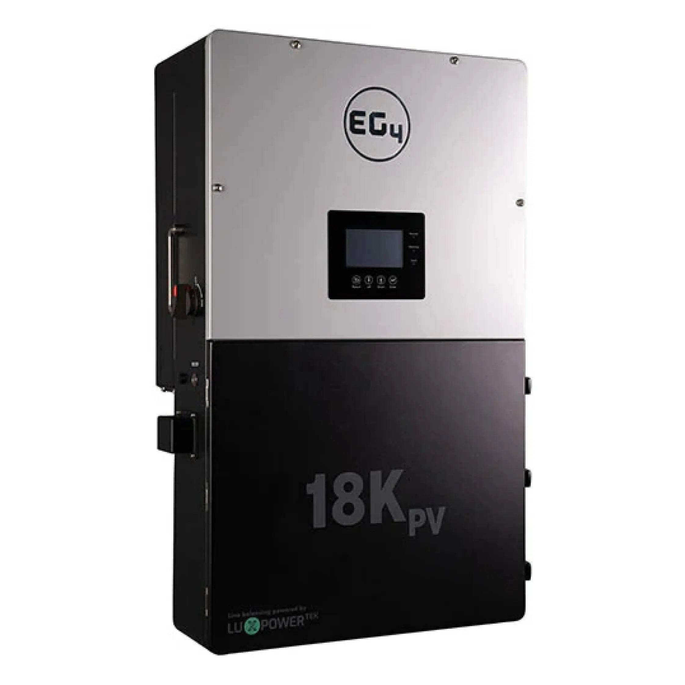 EG4 18kPV Hybrid Inverter | EG4-18kPV-12LV | 48V Split Phase 120/240VAC | UL1741, CEC - Solarzing