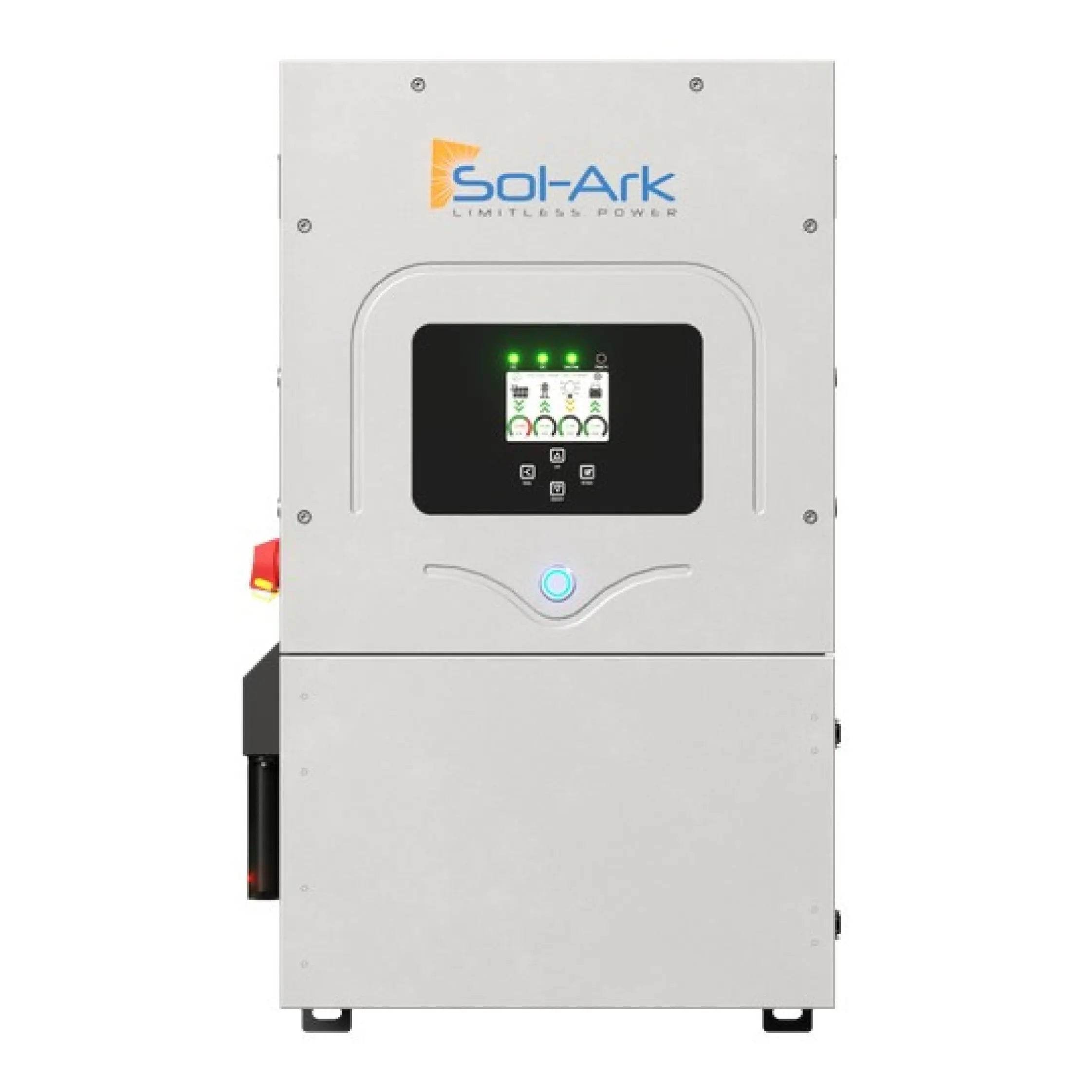 Sol-Ark, Sol-Ark-12K-P, 12kW Inverter 120/240VAC, 48VDC, Indoor/Outdoor NEMA-3R - Solarzing