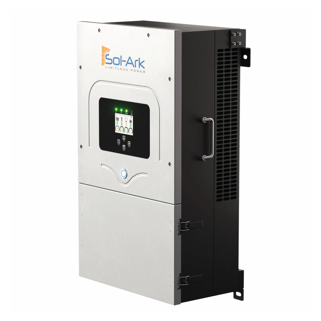 Sol-Ark | 12K-2P (120/240/208V) 48V [All-In-One] Pre-Wired Hybrid Solar Inverter | 10-Year Warranty