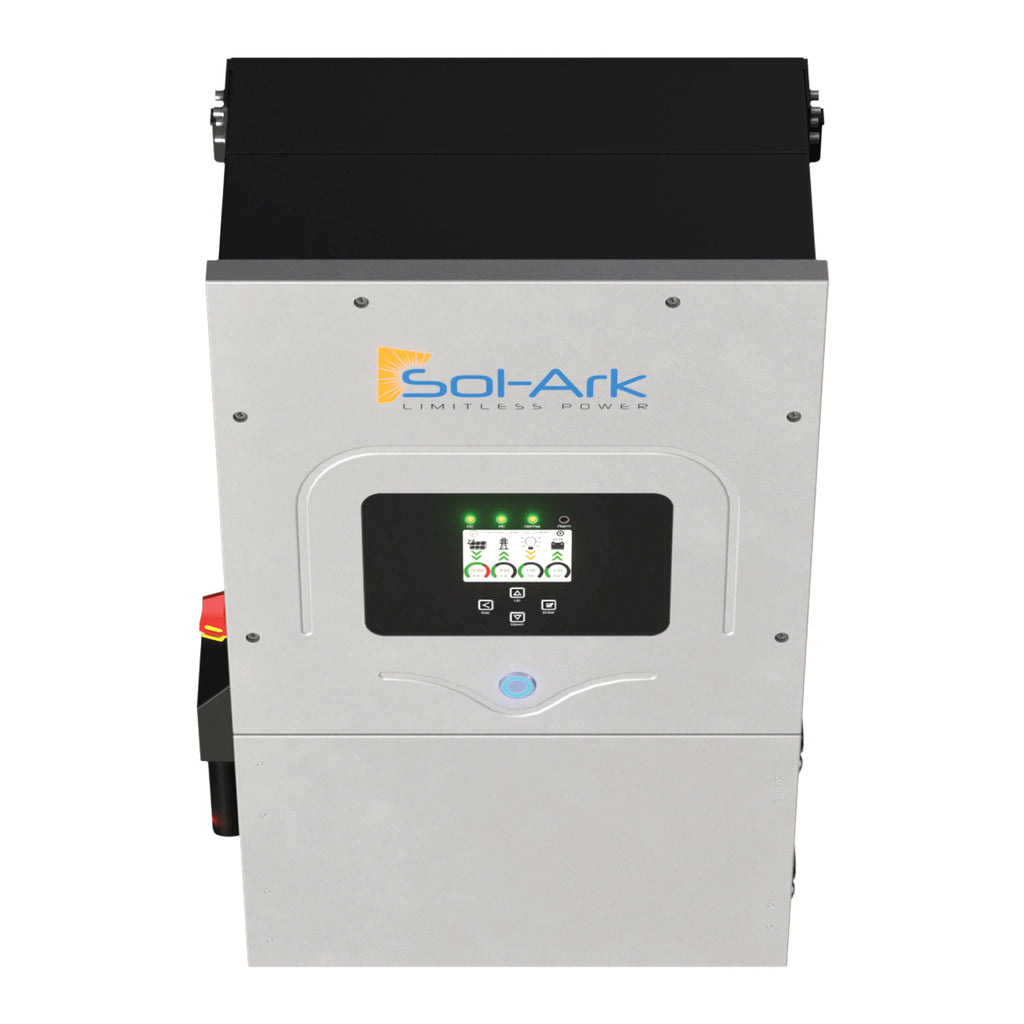 Sol-Ark | 12K-2P (120/240/208V) 48V [All-In-One] Pre-Wired Hybrid Solar Inverter | 10-Year Warranty