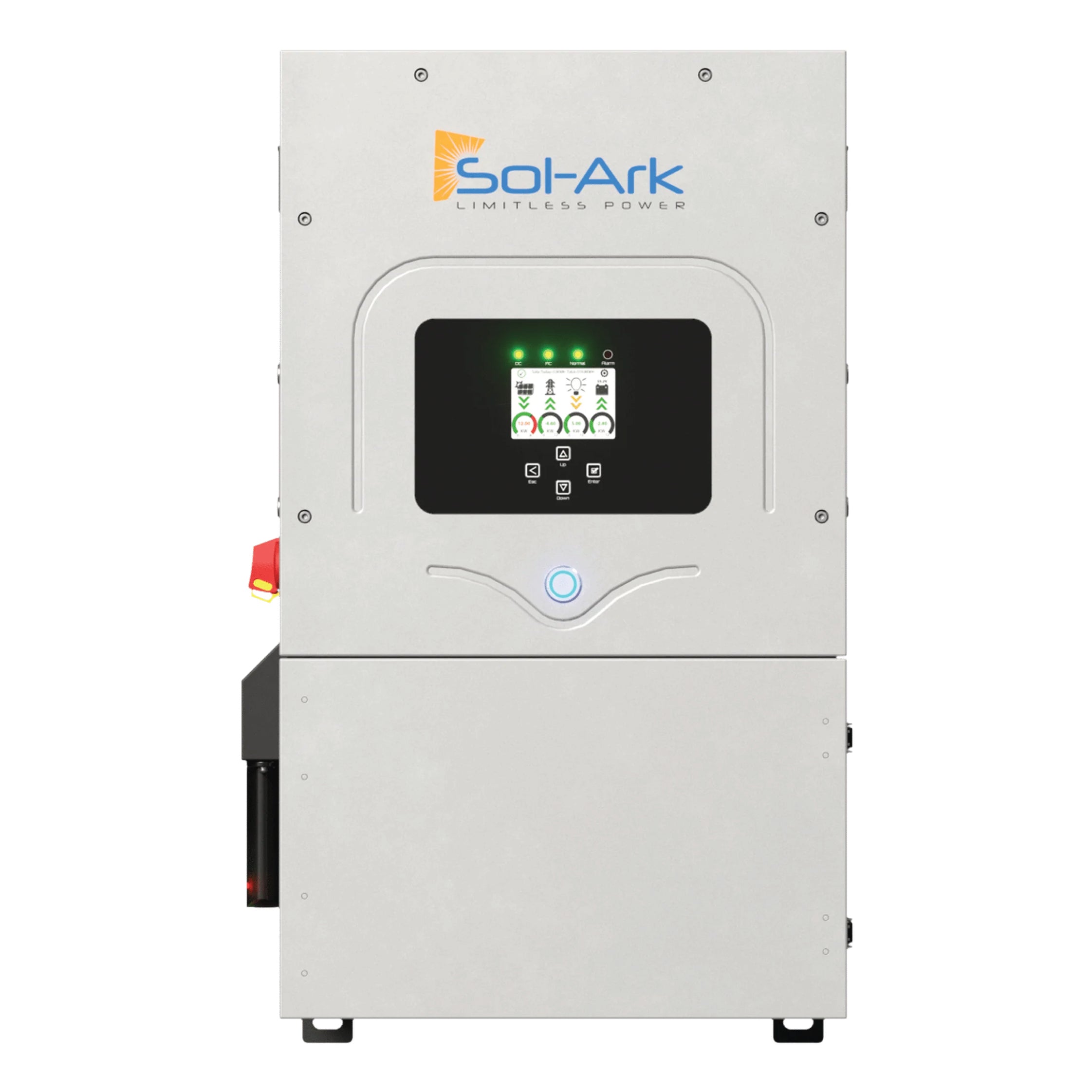 Sol-Ark | 12K-2P (120/240/208V) 48V [All-In-One] Pre-Wired Hybrid Solar Inverter | 10-Year Warranty