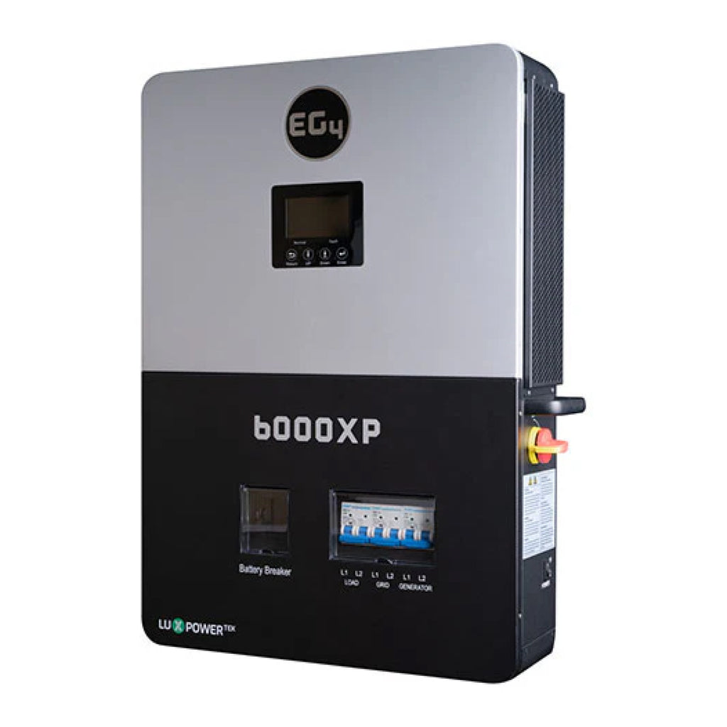 EG4 6000XP Off-Grid Inverter | 8000W PV Input | 6000W Output | 480V VOC Input | 48V 120/240V Split Phase