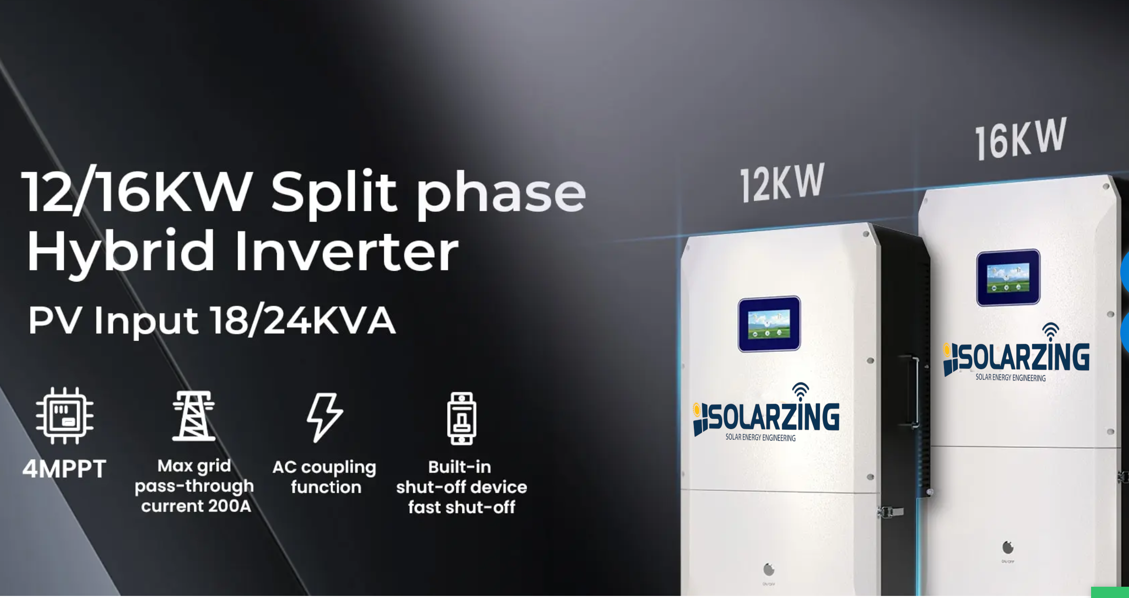 Solarzing 16kW Hybrid Inverter (21kW of PV Input)